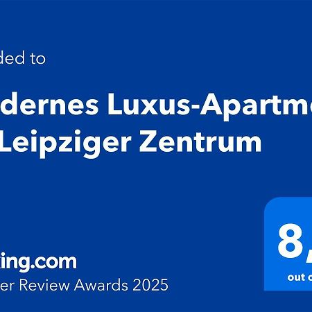 Modernes Luxus-Apartment Im Leipziger Zentrum Dış mekan fotoğraf