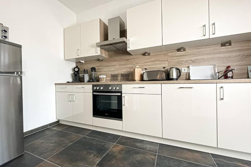 Modernes Luxus-Apartment Im Leipziger Zentrum Dış mekan fotoğraf
